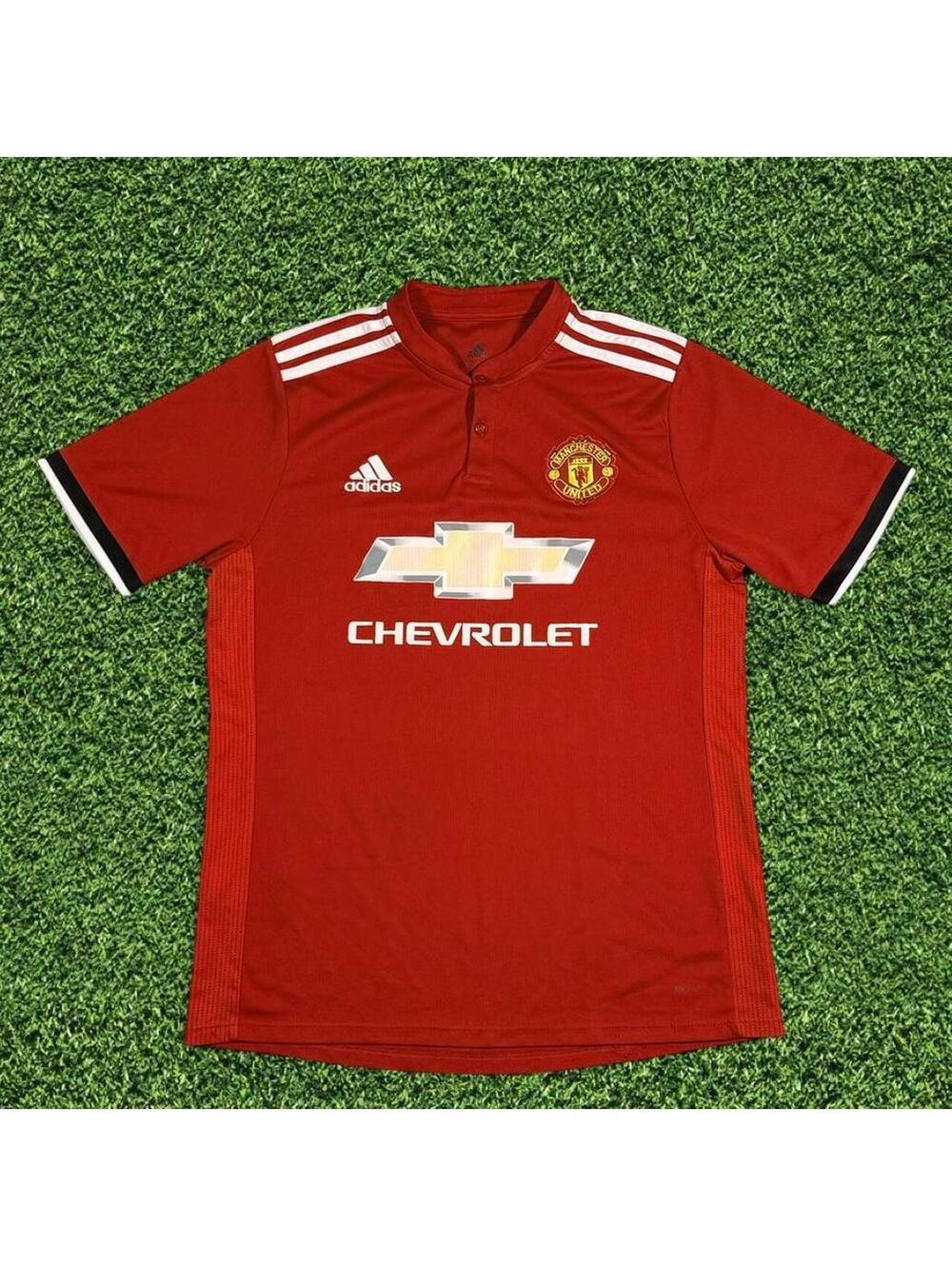 Adidas Manchester United 2017/18 Home Jersey Kids XL Fits S/M